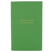 Smythson No Such Thing As A Bad Idea Notebook In Emerald