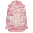 thumbnail image 3 of Jamicy Veste Imperméable pour Femmes Cadeau pour Femmes Coupe-Vent Rayé Imperméable Léger Trench à Capuche pour Extérieur Tendance 2025, 3 of 3