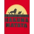 thumbnail image 2 of Disney Boys The Lion King Hakuna Matata, Crew Neck, Short Sleeve, Graphic T-Shirt, Sizes 4-18, 2 of 3