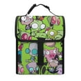 thumbnail image 7 of Invader Zim Characters Portable Lunch Bag Insulated Lunchbag Lunch Box Leakproof Therma Bento Meal Bag Reusable Picnic Bag, 7 of 7