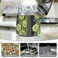 thumbnail image 6 of Yayeee Ashtray with Lid for Cigarette Smokeless Stainless Steel Home Ash Holder, Green Flowers, 6 of 7