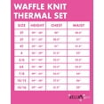 thumbnail image 7 of dELiA*s Girls' Thermal Underwear Set - 6 Piece Waffle Knit Top and Long Johns (Sizes: 2T-16), 7 of 7