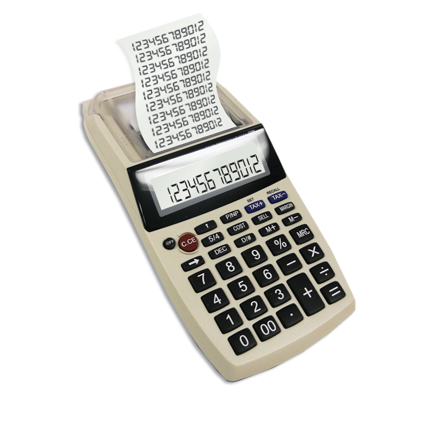 Datexx Lp 50ts Printing Calculator Lcd 12 Digits Ac Adapter Walmart Com Walmart Com