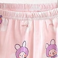thumbnail image 4 of Gubotare Pajamas Girls Summer 2 Piece Girls Silk Pajamas Set Soft Satin PJs Sleepwear for Comfortable Nights 5T 6T (Light Pink,5-6 Years), 4 of 5
