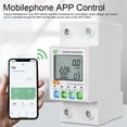 thumbnail image 3 of Smart Zigbee Circuit Breaker with Automatic Reclosure and LCD Display for Voltage & Current Monitoring - Mobile APP Controlled, Overcurrent and Leakage Protection, Din Rail Installation Required, 3 of 6