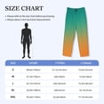 thumbnail image 5 of Fotbe Orange To Teal Gradient1 Men's Pajama Pants,Sleepwear Pants,Pj Bottoms Drawstring And Pockets-Medium, 5 of 7