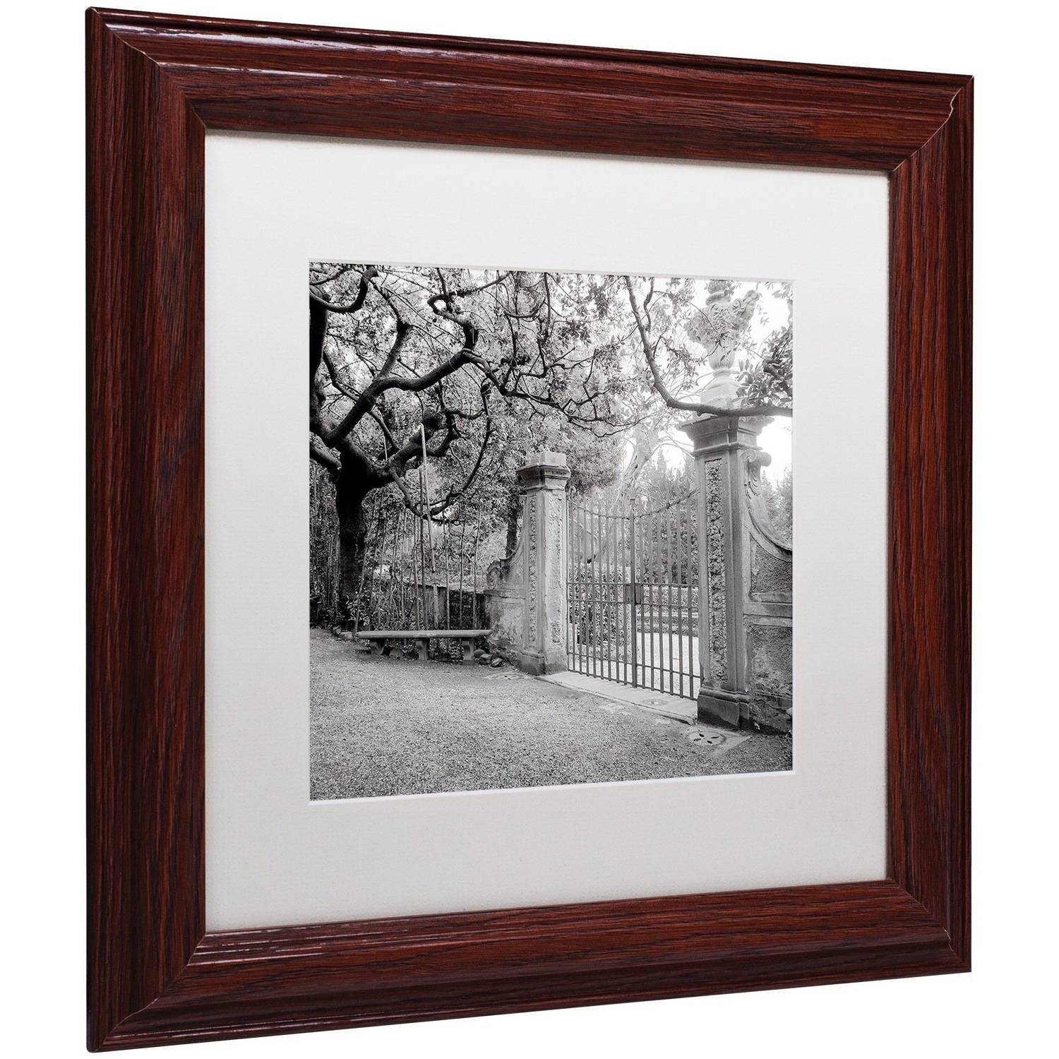 Trademark Fine Art "Firenze I" Canvas Art by Alan Blaustein, White Matte, Wood Frame