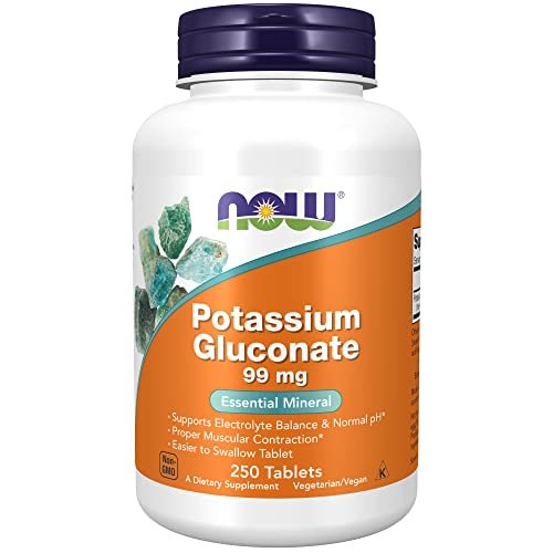 Supplements NOW Gluconato de potasio 99 mg 250 comprimidos