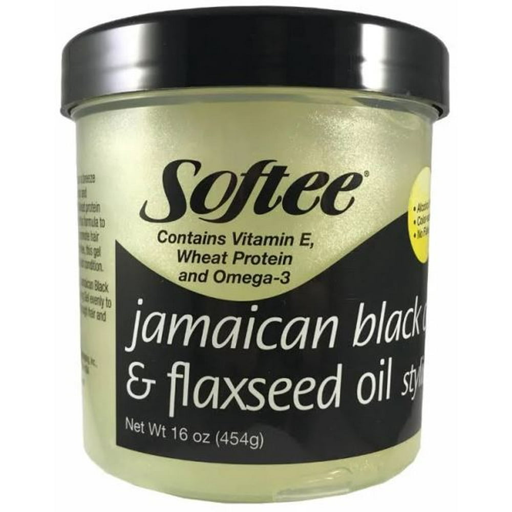 Softee Jamaican Black Castor And Flaxseed Oil Styling Gel 16Oz