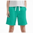 thumbnail image 2 of NOLDARES Toddler Boys Athletic Shorts, Kids Summer Pull On Cotton Shorts with Pocket and Drawstring(Green,4-5 Years), 2 of 4