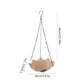 thumbnail image 3 of Hanging Bird Baths for Outdoors - 7.8Inch Small Birdbaths Outdoor, Ideal for Wild Birds and Outdoor Yard, Patio Décor - Pink, 3 of 6