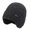 Gray, variant on Men Winter Windproof Fleece-Lined Soft Earmuffs Cap Beanies Hat Knitted Hat Ear Protection Cap BLACK