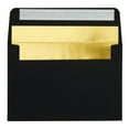 thumbnail image 4 of A6 Black Envelopes with Gold Foil - 4.25 x 6.25 In, 50 Pack, 120 GSM - Peel & Stick Envelope Liner for Invitations, Greeting Cards & Photos, 4 of 8