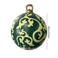 thumbnail image 5 of 3 Uds 60cm Inflable Navidad PVC Brillo Fiesta Nuevo () Verde, 5 of 5