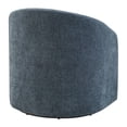 thumbnail image 6 of Bella Swivel Barrel Chair in Blue Denim Fabric, 6 of 8