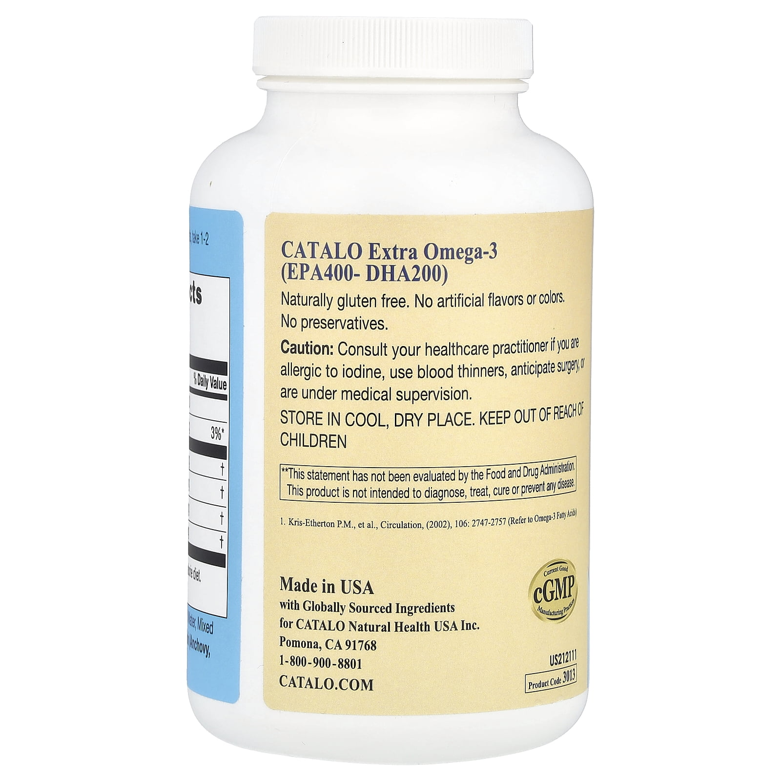 CATALO Extra Omega-3 , 180 Softgels