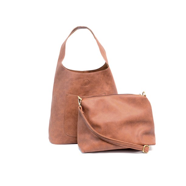 Joy Susan Joy Susan Women S Molly Slouchy 2 In 1 Hobo Handbag Saddle One Size Walmart Com Walmart Com
