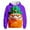 Purple, variant on St Patrick's Day Hooded Sweatshirt Irish Green Graphic Pullover Casual Jacket For Holiday Celebration