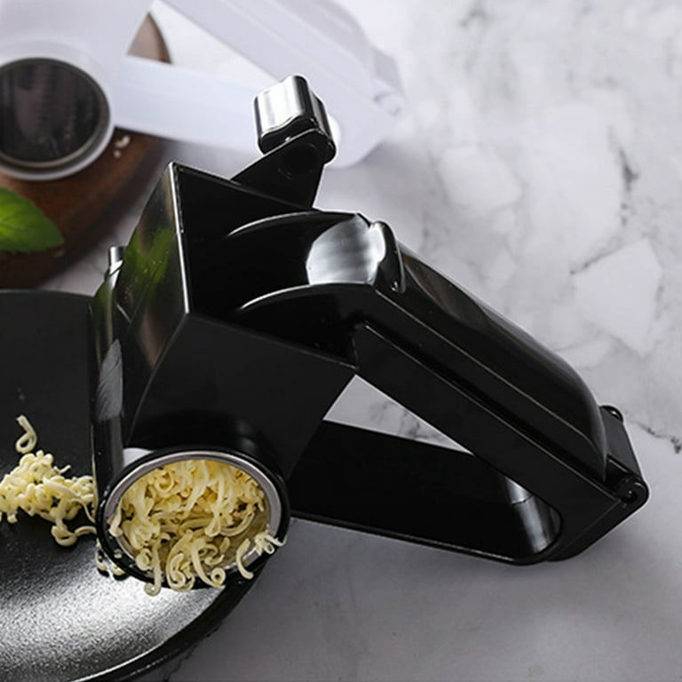 Cheer US Convenient Cheese Grater Rotary Cheese Grater Manual Handheld  Cheese Grater with Stainless Steel Drum for Grating Hard Cheese Chocolate  Nuts Kitchen Tool 