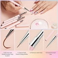 thumbnail image 3 of Makartt Nail Art Brushes Kit,Liner Brushes for Nails, Flat Round and Angled Gel Nail Brush, Dotting tools,Color Pallete Rhinestones Picker Tool Nail Supplies for Nail Salon and Nail Art DIY Home, 3 of 3