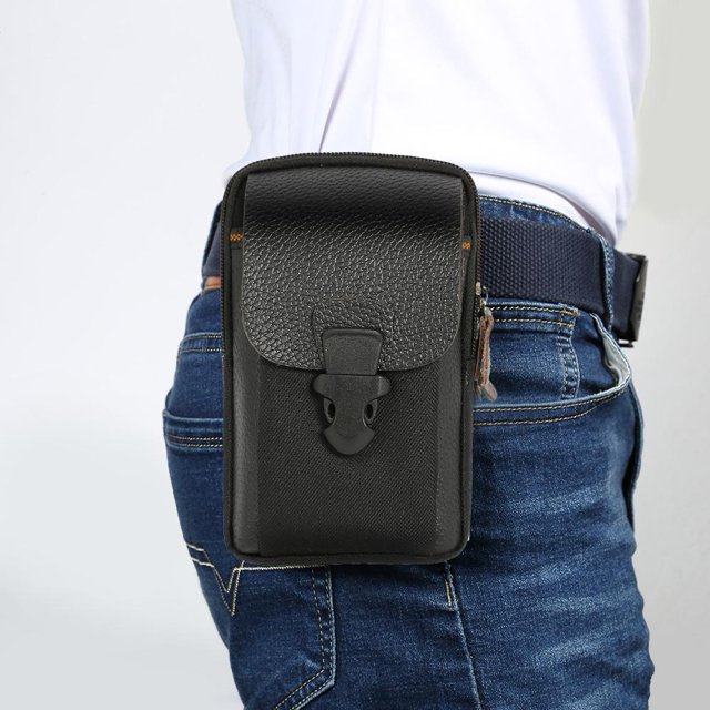 Bolsa Riñonera de moda para hombrebolsillo informal con cremallera para hacer ejercicioviajarcorrerir de compras Ehuebsd Para estrenar