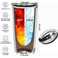 thumbnail image 3 of Valentine's Gifts 20oz Insulated Travel Tumbler, Stainless Steel Coffee Mug, Perfect for Couples, Parents, 50th Anniversary, Husband, Wife, 3 of 6