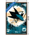 thumbnail image 3 of NHL San Jose Sharks - Maximalist Logo 23 Wall Poster, 22.375" x 34" Framed, 3 of 5