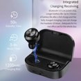 thumbnail image 4 of Twowood auricular A6 Portátil VERDADERO VERDADERO COMPATIRO COMPACIDO BLUETOOTH BLUETOOTH 5.0 Reducción de ruido Inalámbrico Auriculares inyectores Auriculares, 4 of 7