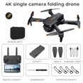 thumbnail image 4 of Plegable RC Drone HD 4k Control remoto de flujo óptico UAV para adultos Principiantes Hugtrwg Para estrenar, 4 of 9