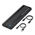 thumbnail image 1 of Xingzhi M2 SSD Enclosure Case NVME SATA Dual Protocol Hard-disk M.2 to USB Type C Solid State Drive Adapter PCIE 10Gbps A-C/C-C, 1 of 6