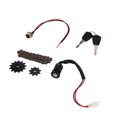 thumbnail image 4 of Bike Chainand Sprocket Set,Electric Bike Sprocket Chain Tooth Sprocket Link Bike Chain Built for Professionals, 4 of 8
