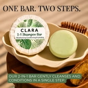 Nature Skin Shop 2-in-1 Moisturizing Shampoo and Conditioner Bar, Hydrating Solid Cleanser & Conditioner for Dry Hair, Sulfate-Free