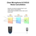 thumbnail image 4 of New Bee [2 unidades] Auricular Bluetooth inalámbrico manos libres V5.0 24 horas de conducción con micrófono 60 días de tiempo de espera para iPhone Android Samsung portátil conductor de camión, 4 of 8