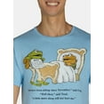 thumbnail image 4 of Frog and Toad Men's & Big Men's More Sleep Graphic Tee with Short Sleeves, Sizes S-3XL, 4 of 5