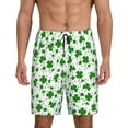 thumbnail image 2 of Rocae St Patrick's Day4 for Men's Soft Sleep Pajama Shorts, Waistband and Pockets, 2 of 9