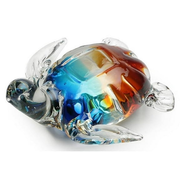 Dynasty Gallery Colorful Glass Sea Turtle