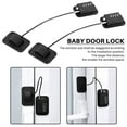 2 Pack Refrigerator Lock Combination Coded,Fridge Lock for Kids Safe