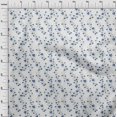 thumbnail image 4 of oneOone Polyester Spandex Medium Blue Fabric Floral Craft Projects Decor Fabric Printed By The Yard 56 Inch Wide, 4 of 4