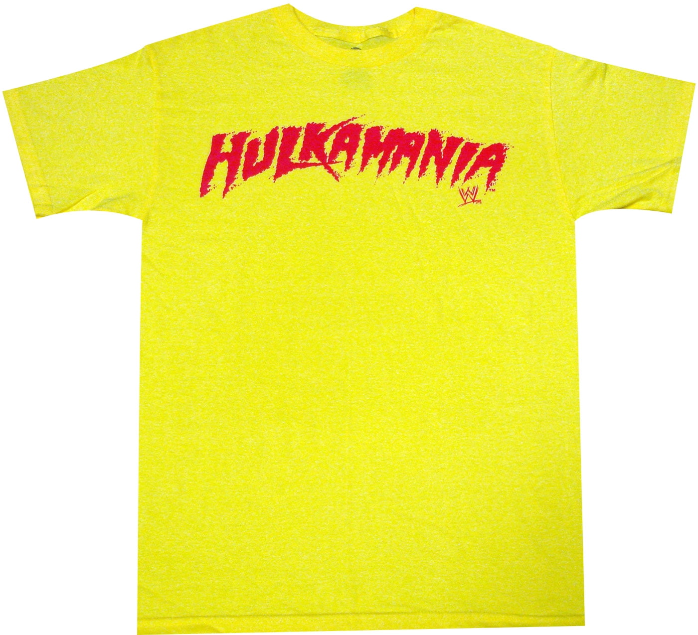 WWE Hulk Hogan Hulkamania Yellow Authentic T-Shirt WWE Hulk Hogan Hulkamania Yellow Authentic T-Shirt