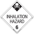 thumbnail image 1 of Labelmaster Z-RVW29 - Cartel de vinilo rígido con texto en inglés "Peligro de inhalación" (paquete de 25), 1 of 1