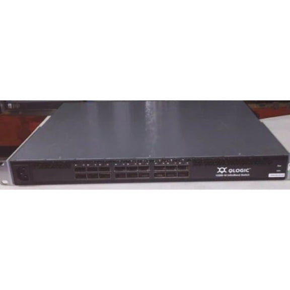 QLogic 12200-18 QDR InfiniBand Switch 18 Port with Rack Ear.