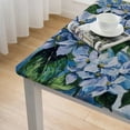 thumbnail image 4 of HAOXIT Spring Summer Tablecloth , Watercolor Hydrangea Blooming Floral Table Cover for Party Picnic Dinner Decor 52*52, 4 of 7