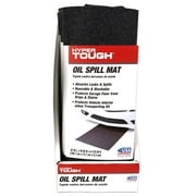 HyperTough Oil Spill Mat 42" x 29" contains oil drips and spills.
