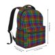 thumbnail image 2 of Balery Rainbow Houndstooth Mochila Escolar Impresa, Mochila Ligera para Viajes Casual, Mochila Duradera y Cómoda Multifuncional, Mochila para Laptop-One Size, 2 of 5