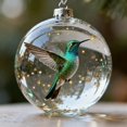 thumbnail image 2 of Nature's Birds Crystal Ornament Set, Hummingbird Christmas Ornament, Cardinal Ornaments for Xmas Tree Memorial Gifts, Clear Plastic Christmas Balls for Room Decor, Holiday Ornaments, 2.8", 2 of 6