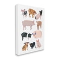 thumbnail image 4 of Stupell Industries Hipster Pigs in Glasses Animals & Insects Painting Gallery Wrapped Canvas Art Print Wall Art, 24 x 30, 4 of 8