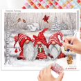 thumbnail image 4 of Pintura de diamantes 5D, imagen de gnomos, mosaico de diamantes DIY, bordado de arte, Kit de punto de cruz, decoración del hogar, nueva colección 2023, navidad, 4 of 4