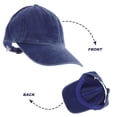 thumbnail image 3 of unbranded Trucker Vintage De Mezclilla Lavada Con Protección Solar Ajustable, 3 of 8