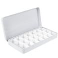 thumbnail image 3 of HLONK Watercolor Grid Paint Palette Full Storage Crate Clear Colored Beads Student Travel, 3 of 8