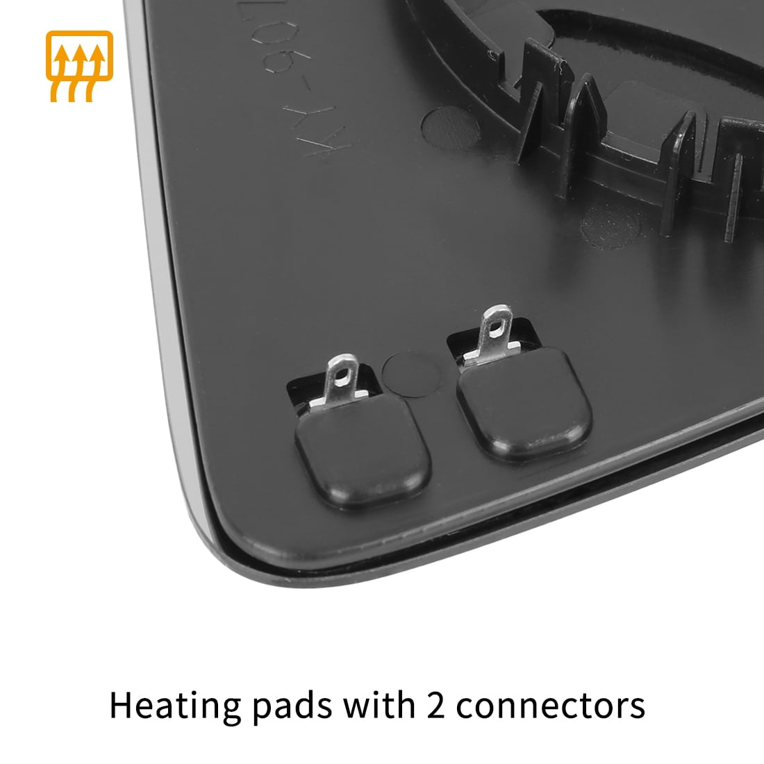 Unique Bargains Mirror Glass Heated RH Rearview Mirrors